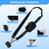 Correa para Celular con Cartera Desmontable Desmontable: Cordón Ajustable para