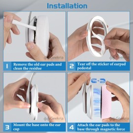 Geekria Magnetic Ear Pads for Beats Studio 3 Wireless, Studio 2 Headphones