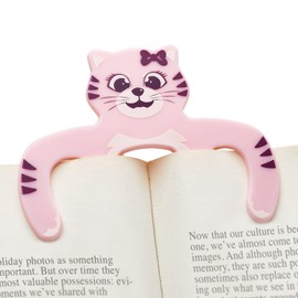 Page Pals Bookmark Bookholder | Page Holder | Music Holder Clip | Music Paper Holder | Magazine, Cookbook | Reading in Bed at Home | Office, Desk, Kitchen Use | Novelty Reading Gift Idea (Cat)
