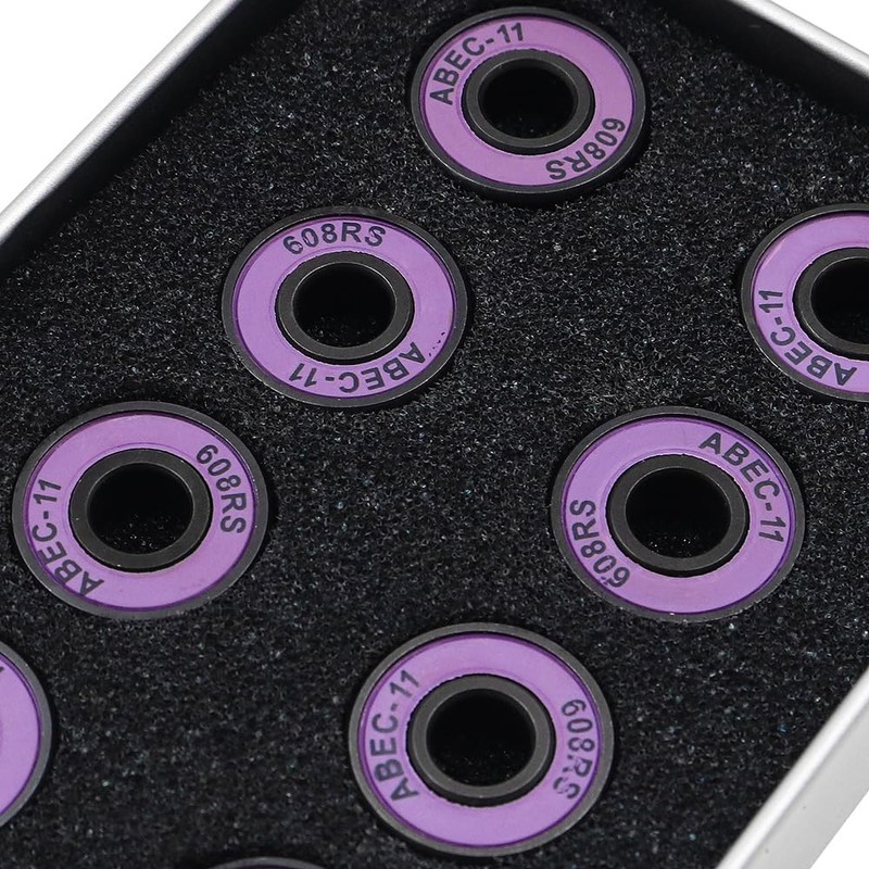 Tiardey 8 Pcs Skateboard High Speed Bearings Skateboard Accessories 608