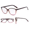 GUD Large Reading Glasses Women 5 Pairs Ladies Readers Cat-eye