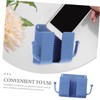 TEHAUX 3pcs Tv Remote Holder Wall Mount Phone Holder Bed