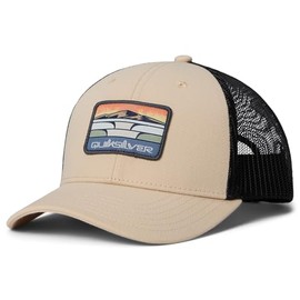 Quiksilver Men's Petite Woodsy Trucker Cap, Fog