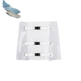 HARMONYDENT Harmonydent Dental Chair Foot Covers with Elastic Bands Buckle -Foot Pad Mat Cushion Transparent, Dustproof,Non-Slip, Reusable for Clinic, Salon Chair Sofa