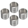 SUNRISE (Pack of 4) Kitchen Supply Plating Forms Stainless Steel