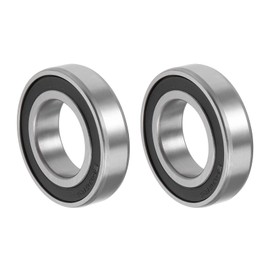 QUARKZMAN 6006-2RS 30 x 55 x 13 mm Precision Ball Bearings x 2 Pieces Chrome Steel for Industrial Machines DIY Projects Double Shielded