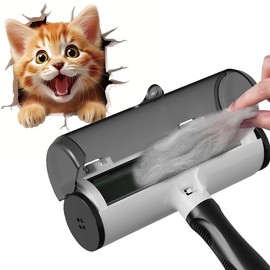 Pet Hair Remover Self Cleaning Roller Reusable Lint Roller Brush for Pet, Cat, Dog Hair Remover Furniture, Couch, Carpet, Clothing and Bedding Multipurpose Multi-Surface Fur Removal Tool