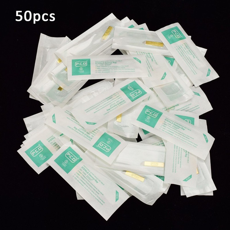 ATOMUS Microblading Needles 14 Pin Liner Needles Permanent Makeup Eyebrow