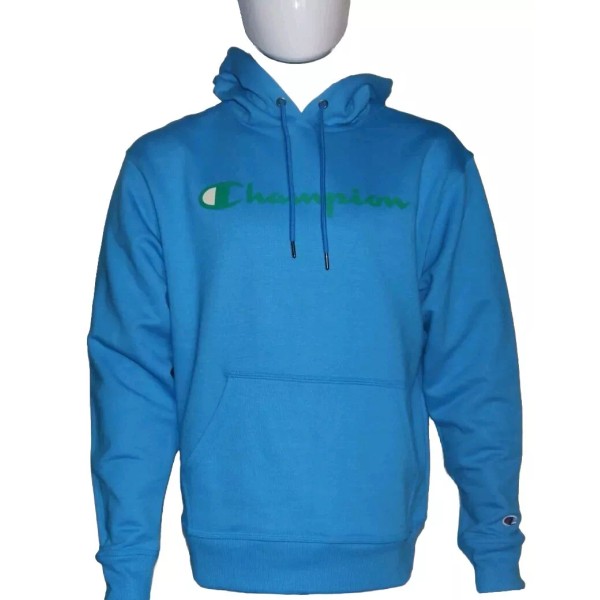 Balboa Champion Men's Powerblend Medium Fleece Pullover Hoodie Script Logo