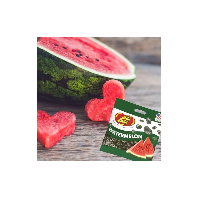 Jelly Belly Gourmet Jelly Bean, Watermelon, 3.5 oz. Bag