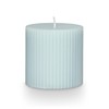 ILLUME Beautifully Done Small Fragranced Pillar Candle, Fresh Sea Salt
