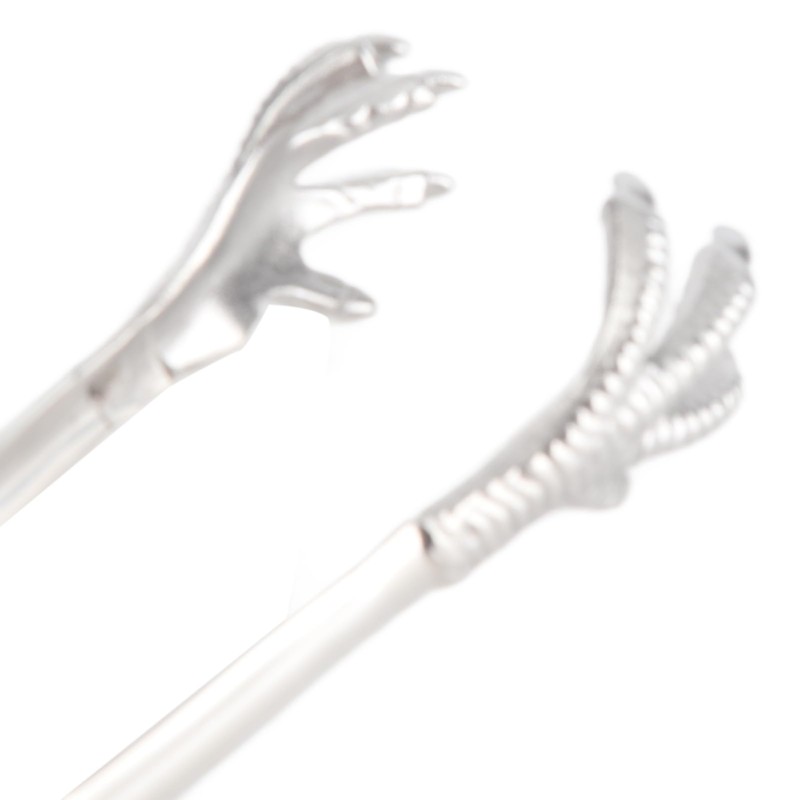 Stainless Steel Eagle Claw Ice Tongs Prevents Slipping Ice Cubes