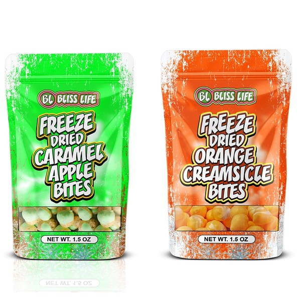 Bliss Life Freeze Dried Caramel Apple & Orange Creamsicle 1.5oz