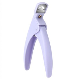 Purple Acrylic Nails Cutter Nail Tip Clipper Stainless Steel U-shape False Nail Art Clipper Trimmer for Artificial Nail Art Manicure Tools