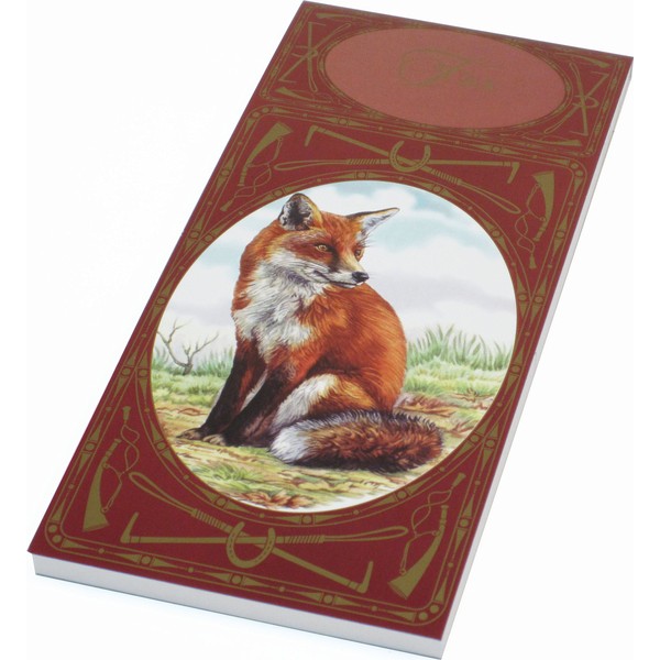 Simon Lucas Designer Bridge Score Pad - Fox - Rubber