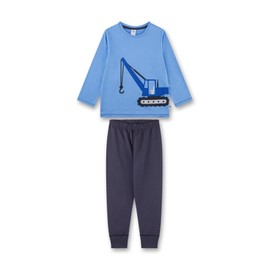 Sanetta Boys Long Blue Pyjamas | High Quality and Comfortable Cotton Pyjamas for Boys Pyjamas Set for Boys, blue