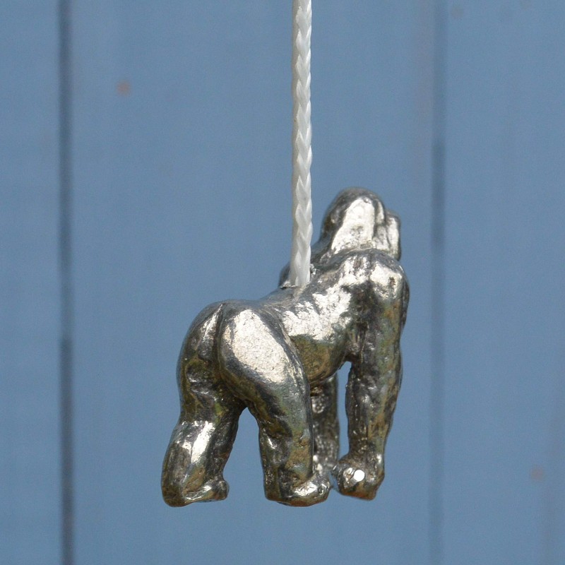 William Sturt Fine Pewter Gorilla Handle, for Light Pull Cord,