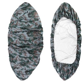Kayak Cover,4.5m/ 11.8 - 13.1ft Waterproof Canoe Storage Dust Sunblock Cover with UV Sunblock Shield Protection for Fishing Boat Kayak Canoe Paddle Board (Digital Camouflage)