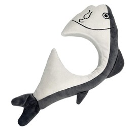 Gadpiparty Diadema De Pez Pequeño Aros De Pelo De Pescado Disfraz De Diadema De Pez Lavarse La Cara Diadema Disfraz De Criatura Marina Plástico Oceano Sombrero De Tiburon Perder