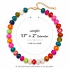MixShe Boho Beaded Necklace for Women Chic Fashion Jewelry Rainbow