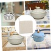 Ipetboom Square Woven Cotton Pot Mat Thick Heat-Resistant Trivet for