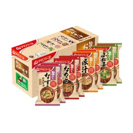 Amano Foods Asahi Group Foods Delicious Miso Soup Set of 4 Types of 8 Servings