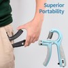 Hand Grips Strengthener with Count, Finger Handgrip Wrist Squeezer Exerciser