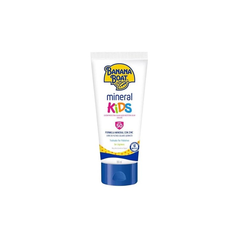 Banana Boat, Protector Solar Mineral Kids 50 FPS 180 ml