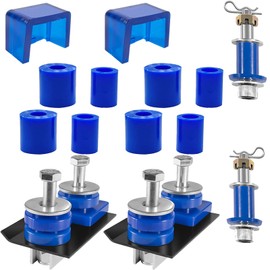 Engine Hood Hinge Pivot Bolt Kit & Hood Roller Bushings & Truck Hood Bumper for Peterbilt 379, Replace 13-04154 13-04164 13-04391 13-03593