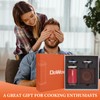 DOWOX Longer Rolling Knife Sharpener with Leather Strop, Upgraded Rolling