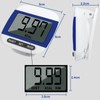 Pedometer Step Counter, Portable Walking Pedometer, Sport Pedometer- Distance, Step,