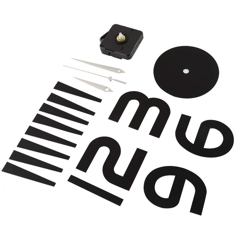 Wall Watch Decor, Wall Clock Sticker 3D Big Watch Decor