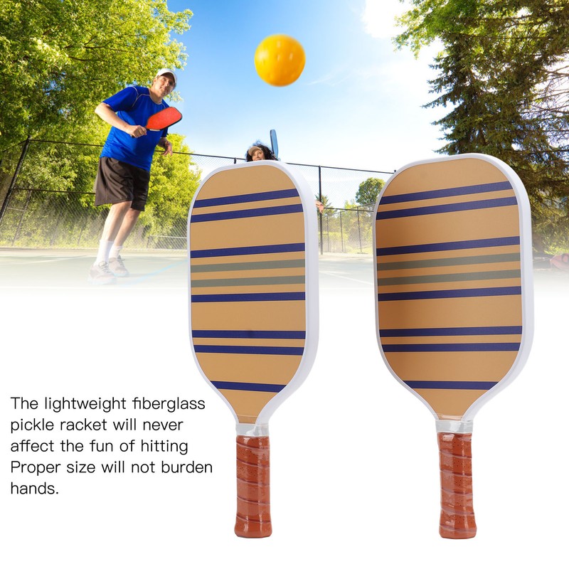Fiberglass Surface Pickleball Paddles Set Honeycomb Core Pickleball Rackets Set