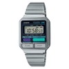 Casio A120WE-1A Digital Silver Strap Unisex Adult Watch, Silver Dial,