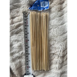 Royal 6" Round Bamboo Meat, Satays and Vegetable Skewers, Pack of 100