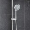 Bürstenking Shower Head Hand Shower with 5 Jet Types, Round