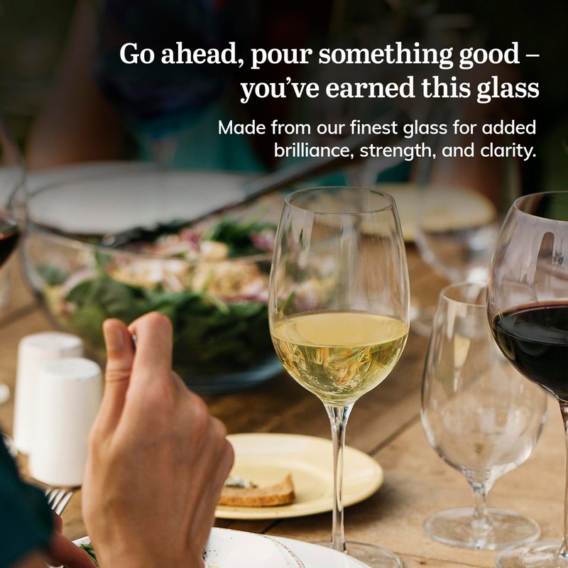 Libbey 4 Piece Signature Kentfield Classic White Wine Set, 13