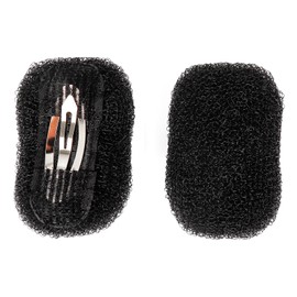 KufaerBeam 2Pcs Hair Bump It Up Volume Hair Base, Hair Pad Hair Styling Accessories, Do Beehive Hair Base Styling Clip Accessories for Women Lady Girl (Black)