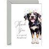 Thank You Cards for Neighbour - Party Dog - Thankyou