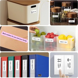 ORGBRO Label Maker Machine with Tape, X1 Portable Bluetooth Mini Label Printer