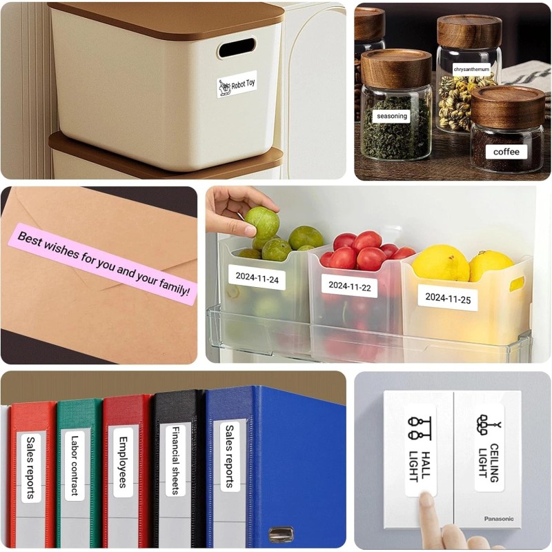 ORGBRO Label Maker Machine with Tape, X1 Portable Bluetooth Mini