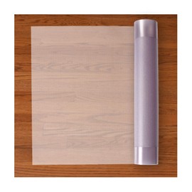 RESILIA Premium Floor Protector for Hardwood Floors – Easy-to-Clean, Heavy Duty Plastic Vinyl, Clear American Modern, 27 Inches x 12 Feet, for Hallway, Living or Dining Room Use