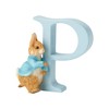 Enesco Beatrix Potter Alphabet Collection Letter P Peter Rabbit Arms