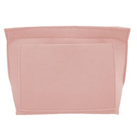 AYNKH Bag Insert Organizer with Multi Pocket, Multi-Pocket Felt Handbag Organizer, Dumpling Storage Bag, Handbag Organiser, for Handbags, Tote Bags, Shoulder Bags (Pink, M)