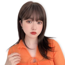 Bright Lara hf1889-CR-S Bare Skin Wig, Medium Curl, Women's Medical Wig, Full Wig, Bamboo Wig,