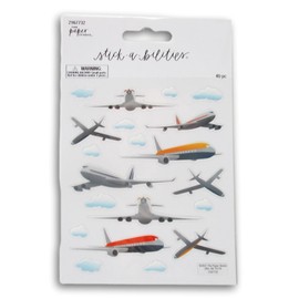 Airplane Stickers for Journaling, Scrapbooking, Cardmaking, Arts & Crafts - 40 Pieces