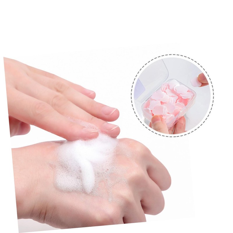 OHPHCALL Boxes of Travel Soap Flakes Guest Soap Bulk Hand