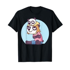 Cute Cartoon Panda Character For Kids T-Shirt