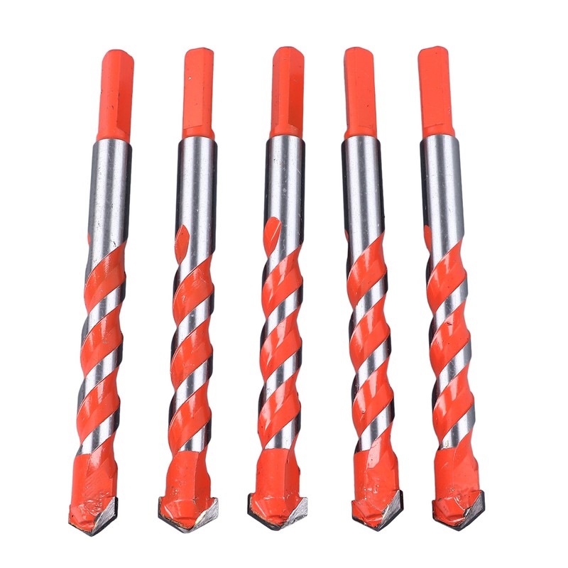 5PCS Twist Drill Bits 16.2mm Straight Triangle Shank Cemented Carbide