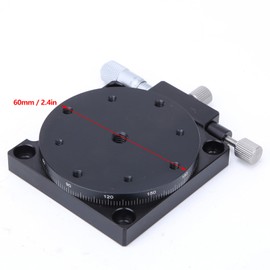 RS60‑L Manual Linear Stage Diameter 60mm Manual Trimming Station Tuning Sliding Table Displacement Platform